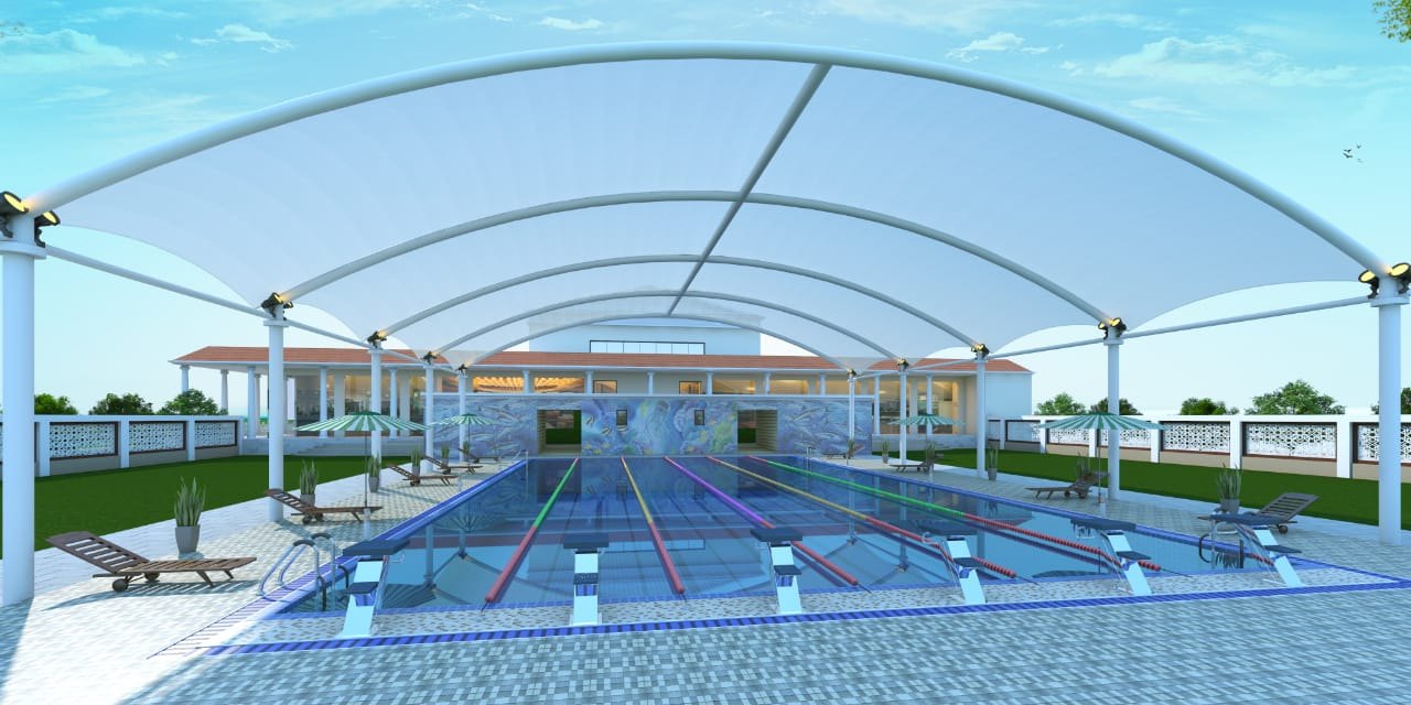 Swimming Pool Tensile Structure image 6